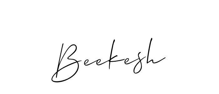 Also You can easily find your signature by using the search form. We will create Beekesh name handwritten signature images for you free of cost using Allison_Script sign style. Beekesh signature style 2 images and pictures png