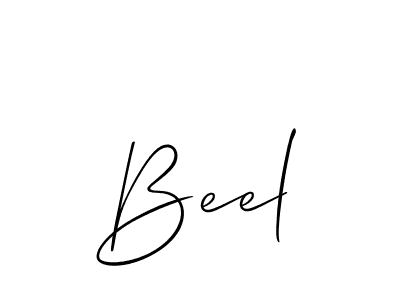 Also we have Beel name is the best signature style. Create professional handwritten signature collection using Allison_Script autograph style. Beel signature style 2 images and pictures png