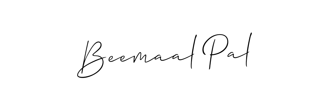 How to Draw Beemaal Pal signature style? Allison_Script is a latest design signature styles for name Beemaal Pal. Beemaal Pal signature style 2 images and pictures png