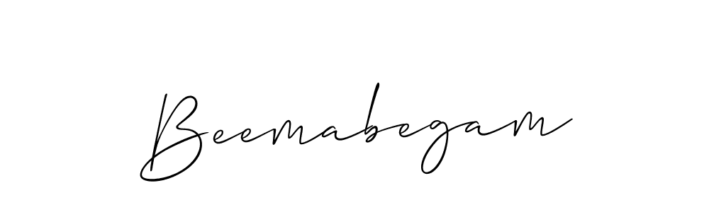 How to Draw Beemabegam signature style? Allison_Script is a latest design signature styles for name Beemabegam. Beemabegam signature style 2 images and pictures png