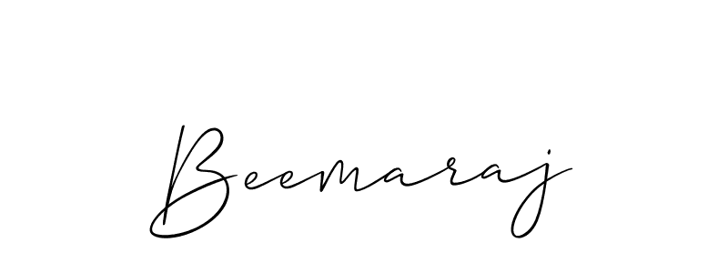 It looks lik you need a new signature style for name Beemaraj. Design unique handwritten (Allison_Script) signature with our free signature maker in just a few clicks. Beemaraj signature style 2 images and pictures png