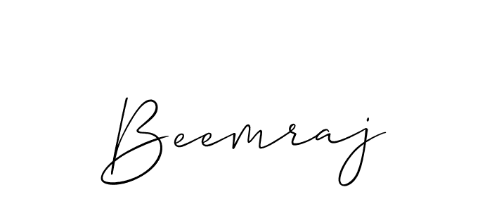 Design your own signature with our free online signature maker. With this signature software, you can create a handwritten (Allison_Script) signature for name Beemraj. Beemraj signature style 2 images and pictures png