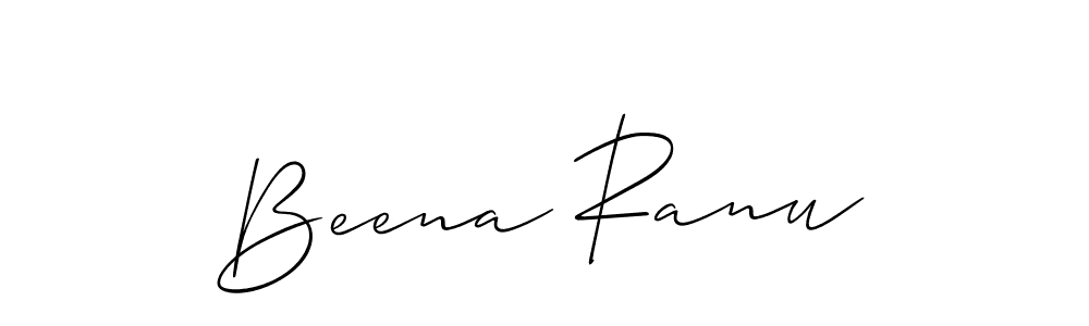 How to Draw Beena Ranu signature style? Allison_Script is a latest design signature styles for name Beena Ranu. Beena Ranu signature style 2 images and pictures png