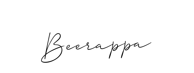 Use a signature maker to create a handwritten signature online. With this signature software, you can design (Allison_Script) your own signature for name Beerappa. Beerappa signature style 2 images and pictures png