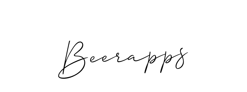 Similarly Allison_Script is the best handwritten signature design. Signature creator online .You can use it as an online autograph creator for name Beerapps. Beerapps signature style 2 images and pictures png
