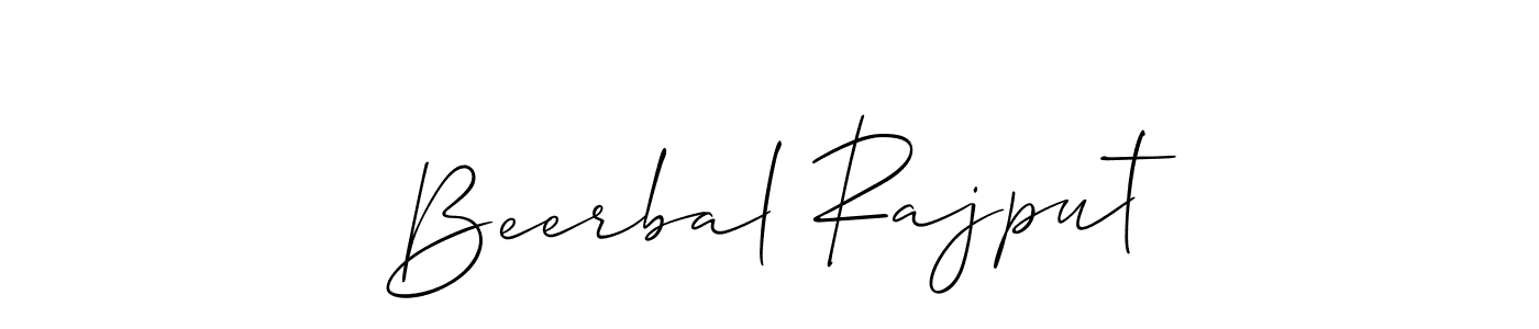 Design your own signature with our free online signature maker. With this signature software, you can create a handwritten (Allison_Script) signature for name Beerbal Rajput. Beerbal Rajput signature style 2 images and pictures png