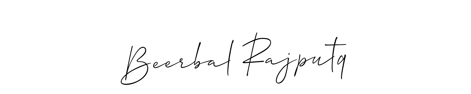 Make a beautiful signature design for name Beerbal Rajputq. Use this online signature maker to create a handwritten signature for free. Beerbal Rajputq signature style 2 images and pictures png