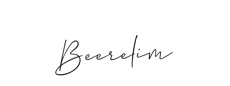 You can use this online signature creator to create a handwritten signature for the name Beerelim. This is the best online autograph maker. Beerelim signature style 2 images and pictures png