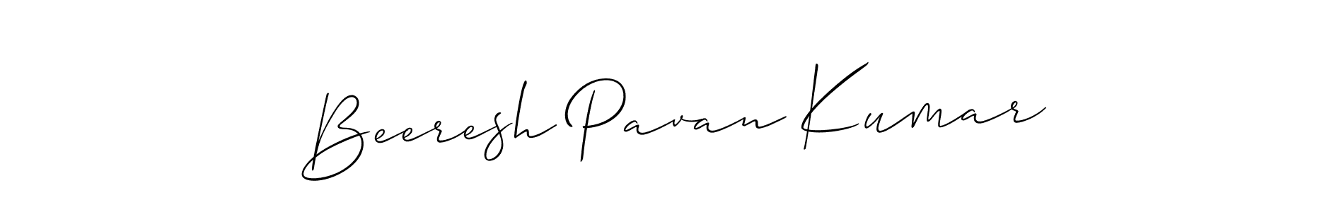 You can use this online signature creator to create a handwritten signature for the name Beeresh Pavan Kumar. This is the best online autograph maker. Beeresh Pavan Kumar signature style 2 images and pictures png