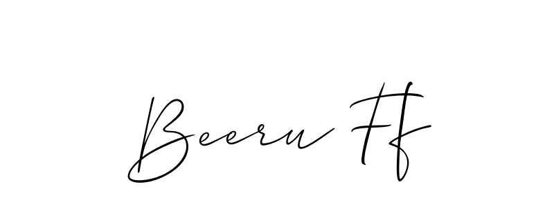 It looks lik you need a new signature style for name Beeru Ff. Design unique handwritten (Allison_Script) signature with our free signature maker in just a few clicks. Beeru Ff signature style 2 images and pictures png