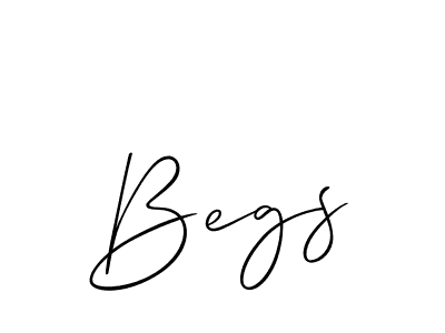Also You can easily find your signature by using the search form. We will create Begs name handwritten signature images for you free of cost using Allison_Script sign style. Begs signature style 2 images and pictures png