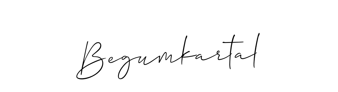 It looks lik you need a new signature style for name Begumkartal. Design unique handwritten (Allison_Script) signature with our free signature maker in just a few clicks. Begumkartal signature style 2 images and pictures png