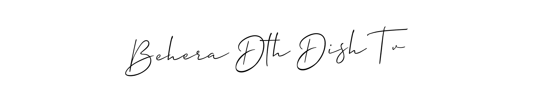 Similarly Allison_Script is the best handwritten signature design. Signature creator online .You can use it as an online autograph creator for name Behera Dth Dish Tv. Behera Dth Dish Tv signature style 2 images and pictures png