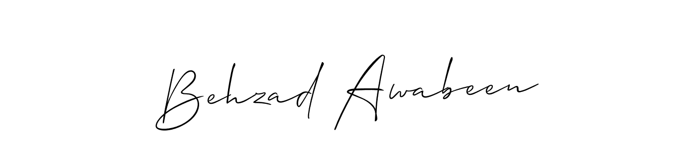 Similarly Allison_Script is the best handwritten signature design. Signature creator online .You can use it as an online autograph creator for name Behzad Awabeen. Behzad Awabeen signature style 2 images and pictures png
