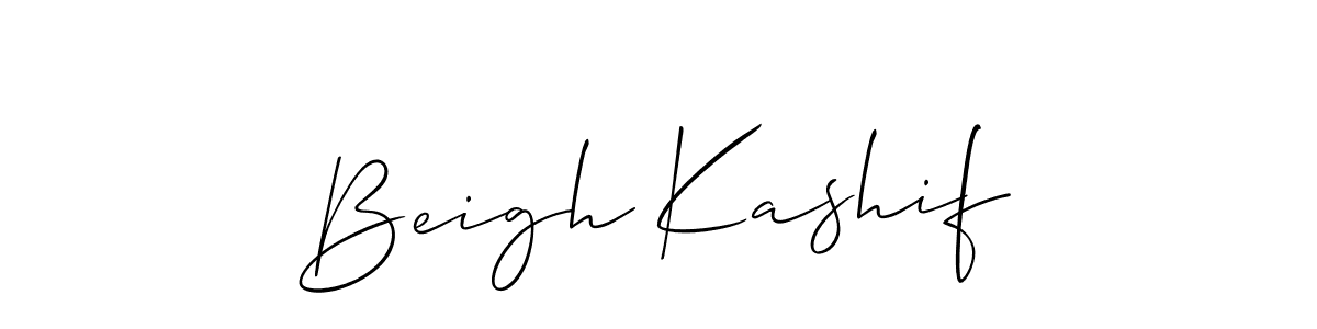 How to Draw Beigh Kashif signature style? Allison_Script is a latest design signature styles for name Beigh Kashif. Beigh Kashif signature style 2 images and pictures png