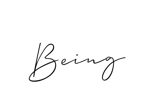How to Draw Being signature style? Allison_Script is a latest design signature styles for name Being. Being signature style 2 images and pictures png