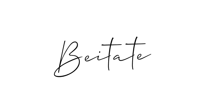 It looks lik you need a new signature style for name Beitate. Design unique handwritten (Allison_Script) signature with our free signature maker in just a few clicks. Beitate signature style 2 images and pictures png