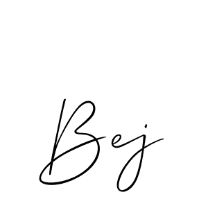 Also we have Bej name is the best signature style. Create professional handwritten signature collection using Allison_Script autograph style. Bej signature style 2 images and pictures png