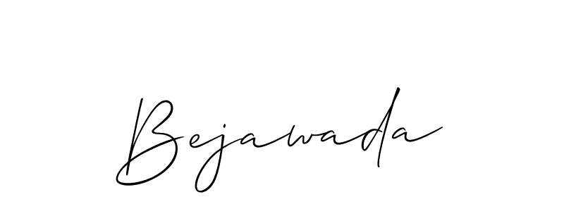 How to make Bejawada signature? Allison_Script is a professional autograph style. Create handwritten signature for Bejawada name. Bejawada signature style 2 images and pictures png