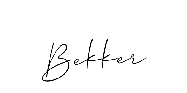 Once you've used our free online signature maker to create your best signature Allison_Script style, it's time to enjoy all of the benefits that Bekker name signing documents. Bekker signature style 2 images and pictures png
