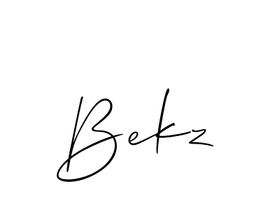 Best and Professional Signature Style for Bekz. Allison_Script Best Signature Style Collection. Bekz signature style 2 images and pictures png