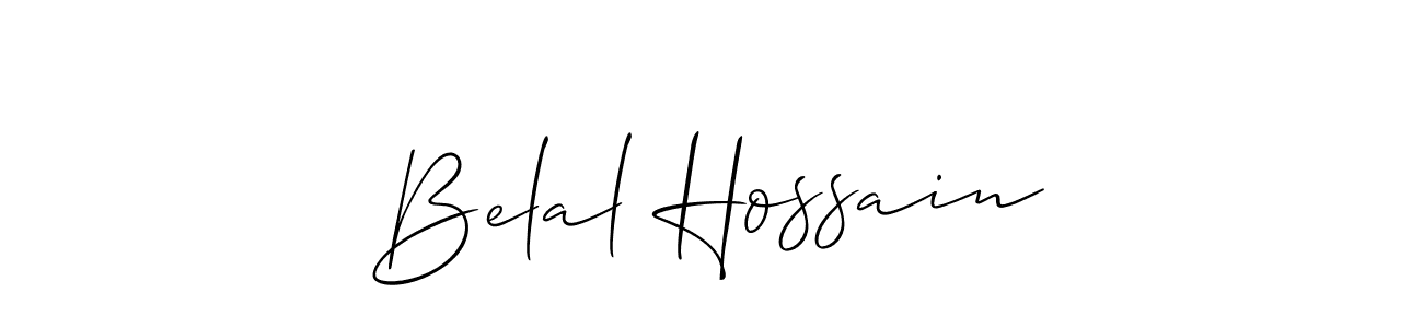 Also we have Belal Hossain name is the best signature style. Create professional handwritten signature collection using Allison_Script autograph style. Belal Hossain signature style 2 images and pictures png