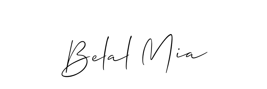 How to Draw Belal Mia signature style? Allison_Script is a latest design signature styles for name Belal Mia. Belal Mia signature style 2 images and pictures png