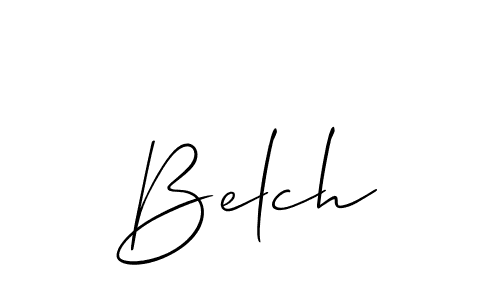 if you are searching for the best signature style for your name Belch. so please give up your signature search. here we have designed multiple signature styles  using Allison_Script. Belch signature style 2 images and pictures png