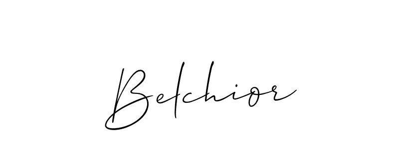 Make a beautiful signature design for name Belchior. With this signature (Allison_Script) style, you can create a handwritten signature for free. Belchior signature style 2 images and pictures png