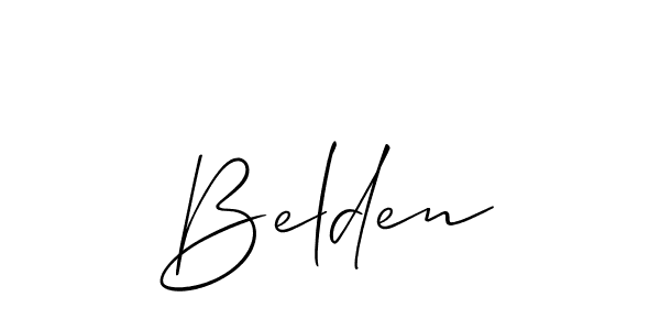 Also You can easily find your signature by using the search form. We will create Belden name handwritten signature images for you free of cost using Allison_Script sign style. Belden signature style 2 images and pictures png