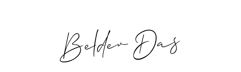 if you are searching for the best signature style for your name Beldev Das. so please give up your signature search. here we have designed multiple signature styles  using Allison_Script. Beldev Das signature style 2 images and pictures png
