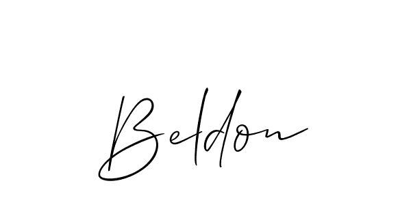 Also You can easily find your signature by using the search form. We will create Beldon name handwritten signature images for you free of cost using Allison_Script sign style. Beldon signature style 2 images and pictures png