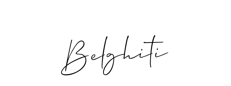 Make a short Belghiti signature style. Manage your documents anywhere anytime using Allison_Script. Create and add eSignatures, submit forms, share and send files easily. Belghiti signature style 2 images and pictures png