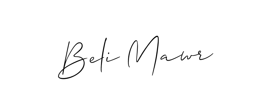 Also we have Beli Mawr name is the best signature style. Create professional handwritten signature collection using Allison_Script autograph style. Beli Mawr signature style 2 images and pictures png