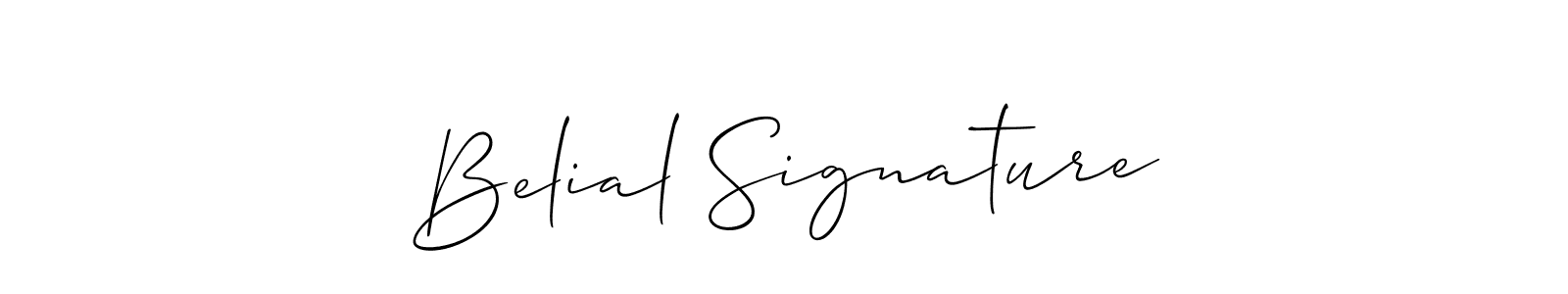 Also we have Belial Signature name is the best signature style. Create professional handwritten signature collection using Allison_Script autograph style. Belial Signature signature style 2 images and pictures png