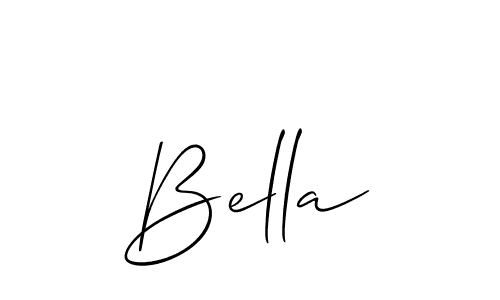 You should practise on your own different ways (Allison_Script) to write your name (Bella) in signature. don't let someone else do it for you. Bella signature style 2 images and pictures png