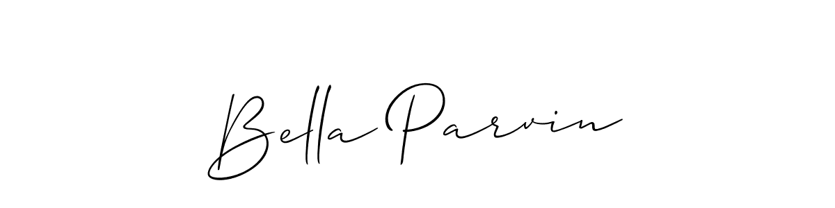 Create a beautiful signature design for name Bella Parvin. With this signature (Allison_Script) fonts, you can make a handwritten signature for free. Bella Parvin signature style 2 images and pictures png