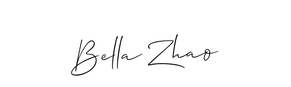 Once you've used our free online signature maker to create your best signature Allison_Script style, it's time to enjoy all of the benefits that Bella Zhao name signing documents. Bella Zhao signature style 2 images and pictures png