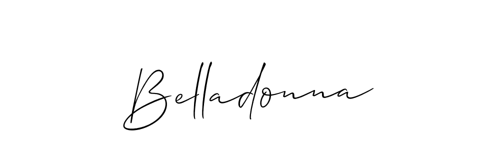 Once you've used our free online signature maker to create your best signature Allison_Script style, it's time to enjoy all of the benefits that Belladonna name signing documents. Belladonna signature style 2 images and pictures png