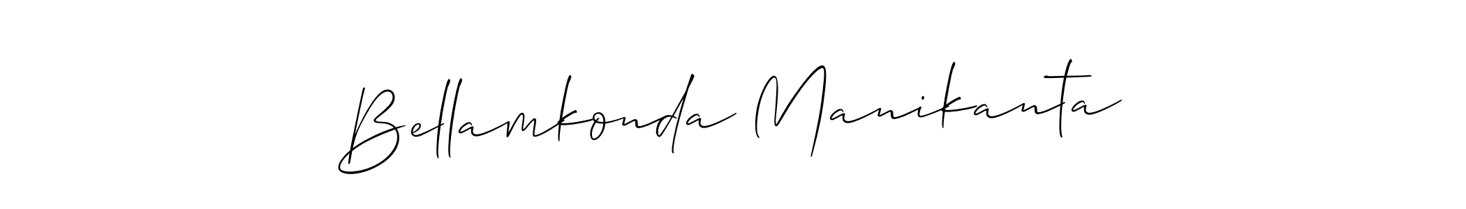 Bellamkonda Manikanta stylish signature style. Best Handwritten Sign (Allison_Script) for my name. Handwritten Signature Collection Ideas for my name Bellamkonda Manikanta. Bellamkonda Manikanta signature style 2 images and pictures png