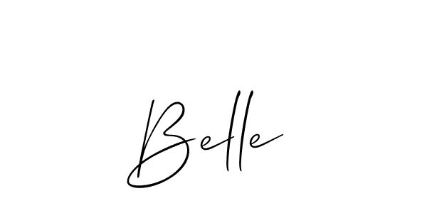 Once you've used our free online signature maker to create your best signature Allison_Script style, it's time to enjoy all of the benefits that Belle  name signing documents. Belle  signature style 2 images and pictures png