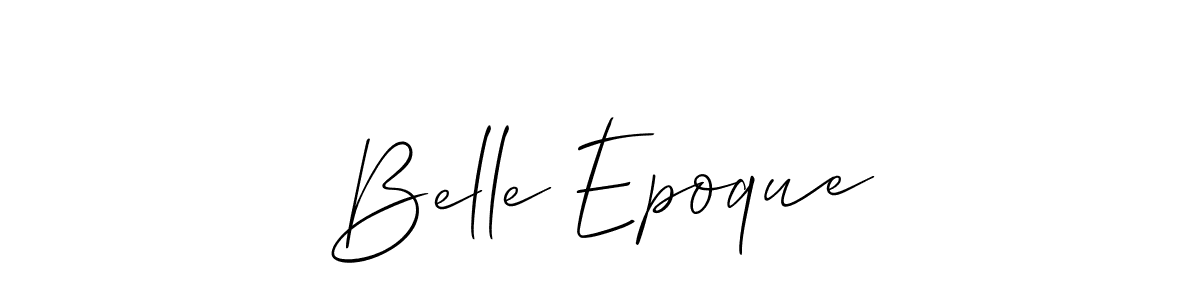 Make a beautiful signature design for name Belle Epoque. Use this online signature maker to create a handwritten signature for free. Belle Epoque signature style 2 images and pictures png