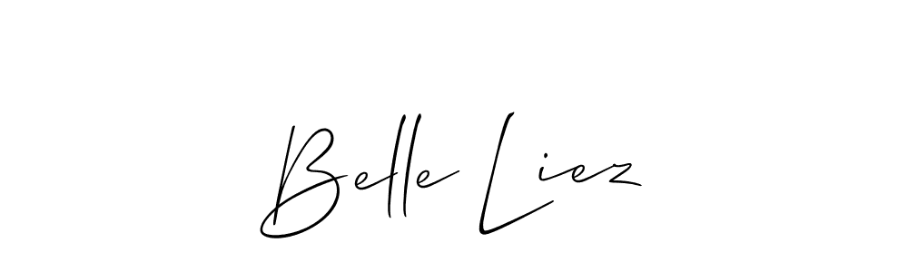 Make a beautiful signature design for name Belle Liez. Use this online signature maker to create a handwritten signature for free. Belle Liez signature style 2 images and pictures png