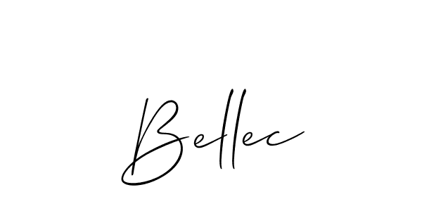 How to Draw Bellec signature style? Allison_Script is a latest design signature styles for name Bellec. Bellec signature style 2 images and pictures png