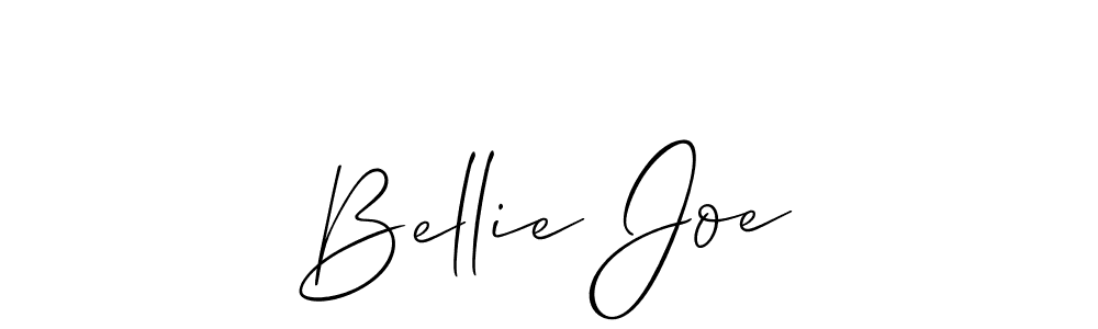 Allison_Script is a professional signature style that is perfect for those who want to add a touch of class to their signature. It is also a great choice for those who want to make their signature more unique. Get Bellie Joe name to fancy signature for free. Bellie Joe signature style 2 images and pictures png