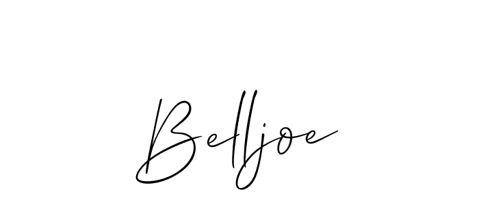 How to Draw Belljoe signature style? Allison_Script is a latest design signature styles for name Belljoe. Belljoe signature style 2 images and pictures png