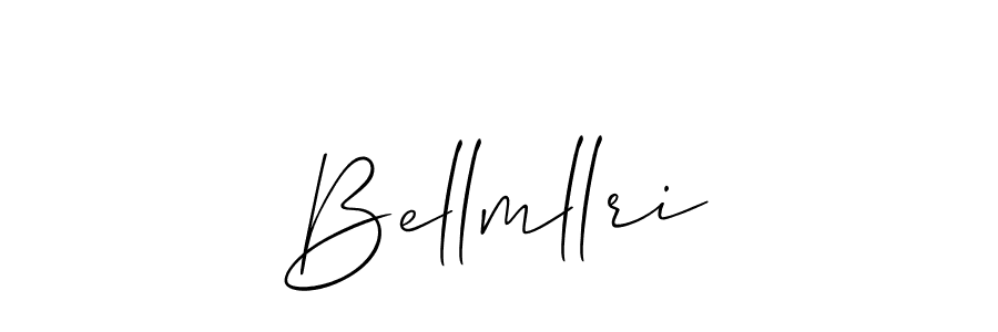 How to make Bellmllri name signature. Use Allison_Script style for creating short signs online. This is the latest handwritten sign. Bellmllri signature style 2 images and pictures png