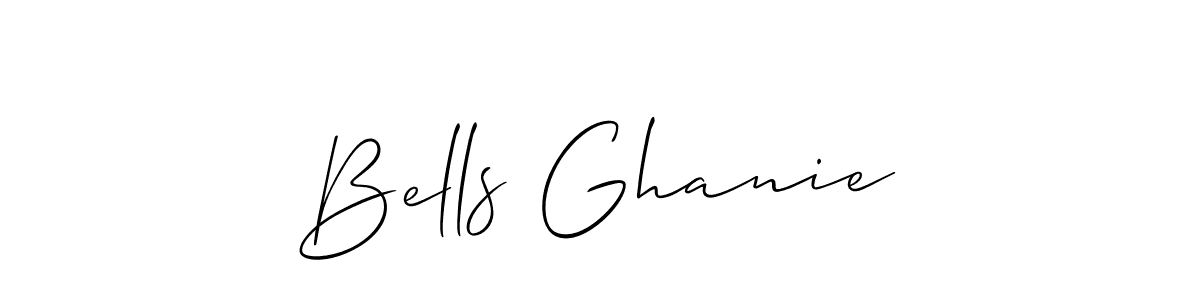 Make a beautiful signature design for name Bells Ghanie. Use this online signature maker to create a handwritten signature for free. Bells Ghanie signature style 2 images and pictures png
