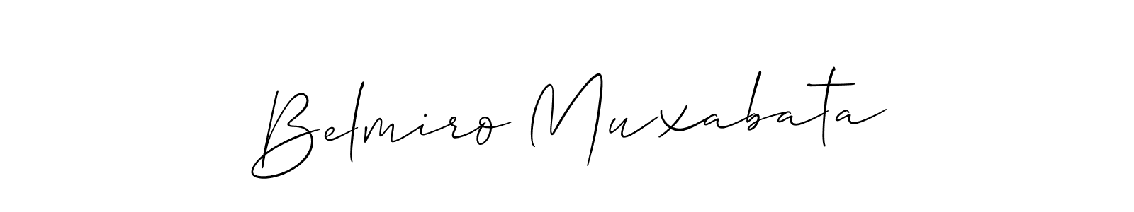 Similarly Allison_Script is the best handwritten signature design. Signature creator online .You can use it as an online autograph creator for name Belmiro Muxabata. Belmiro Muxabata signature style 2 images and pictures png