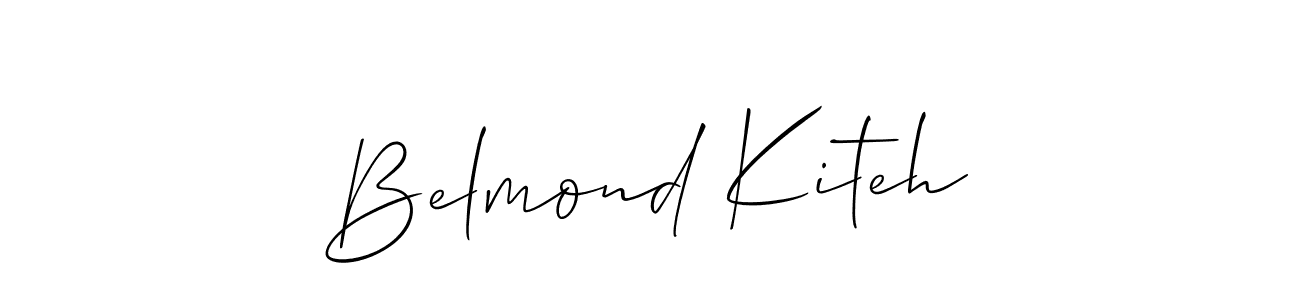 This is the best signature style for the Belmond Kiteh name. Also you like these signature font (Allison_Script). Mix name signature. Belmond Kiteh signature style 2 images and pictures png